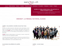 swisnot.ch Webseite Vorschau