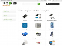 swiss-green.ch Webseite Vorschau