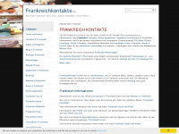frankreichkontakte.de Webseite Vorschau