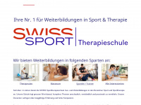 swiss-sportmassage.ch Webseite Vorschau