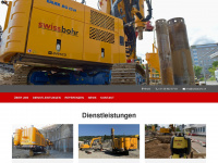 swissbohr.ch Webseite Vorschau