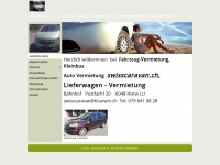 swisscaravan.ch Webseite Vorschau