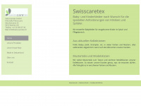 swisscaretex.ch Webseite Vorschau