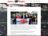 swisseagles.ch Webseite Vorschau