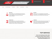 swissfeinmechanik.ch Webseite Vorschau