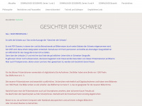 swissfaces.ch Webseite Vorschau