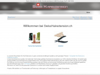 swisshairextension.ch Webseite Vorschau