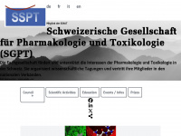 swisspharmtox.ch Webseite Vorschau