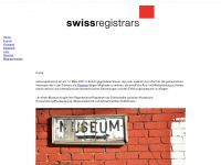 swissregistrars.ch Webseite Vorschau