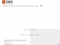 sws-gmbh.at Webseite Vorschau