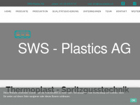 sws-plastics.ch Webseite Vorschau