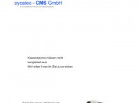 sycatec-cms.ch Webseite Vorschau