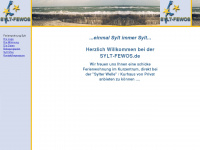 sylt-fewos.de Webseite Vorschau