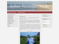 sylter-stranddecke.de Webseite Vorschau