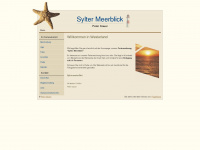 syltermeerblick.de Webseite Vorschau