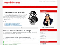 sylvestersilvester.de Webseite Vorschau