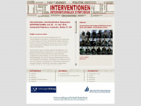 symposium-interventionen.de Webseite Vorschau