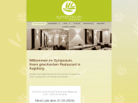 symposium-restaurant.de Webseite Vorschau