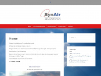 synair-aviation.de Webseite Vorschau