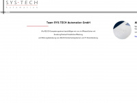 sys-tech.at Webseite Vorschau