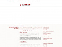 syscon.ch Webseite Vorschau