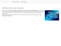 sysdex.ch Webseite Vorschau