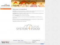 system4food.de Webseite Vorschau