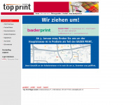 t-print.ch Webseite Vorschau