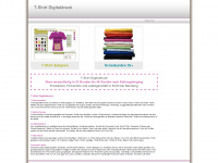 t-shirt-digitaldruck.de Webseite Vorschau