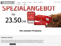 tabakwelt.ch Webseite Vorschau