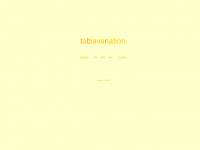 tablavariation.de Webseite Vorschau
