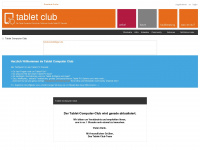 tablet-club.de Webseite Vorschau