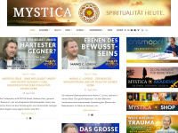 mystica.tv Webseite Vorschau