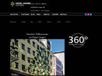 hotel-unger.de Webseite Vorschau