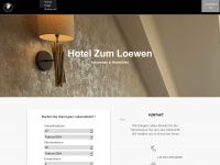 hotel-zumloewen.de Webseite Vorschau