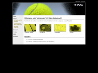 tac-tennis.de Webseite Vorschau