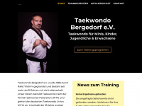 taekwondo-bergedorf.de Webseite Vorschau
