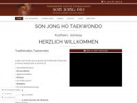 taekwondo-eichenau.de Webseite Vorschau