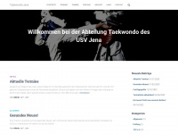 taekwondo-jena.de Webseite Vorschau