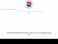 taekwondo-sv-regensburg.de Webseite Vorschau