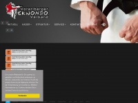 taekwondo-vlbg.at Webseite Vorschau