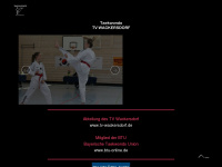 taekwondo-wackersdorf.de Webseite Vorschau
