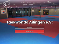 taekwondoailingen.de Webseite Vorschau