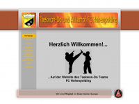 taekwondoteam.de Webseite Vorschau