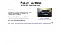 taesler-express.de Webseite Vorschau