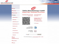 taifun-dienste.de Webseite Vorschau