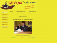 taifun-teppichdienste.de Webseite Vorschau