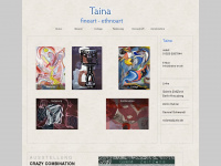 taina-art.de Webseite Vorschau