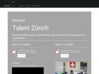 talent-zuerich.ch Webseite Vorschau