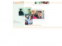 talente-online.de Webseite Vorschau